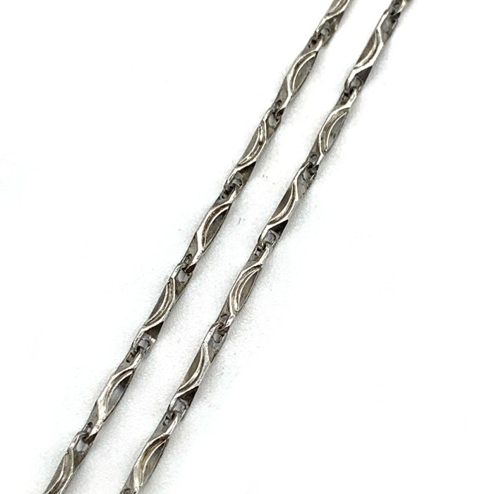 シルバー925 カットバーチェーンネックレス Size 46cm 福生店