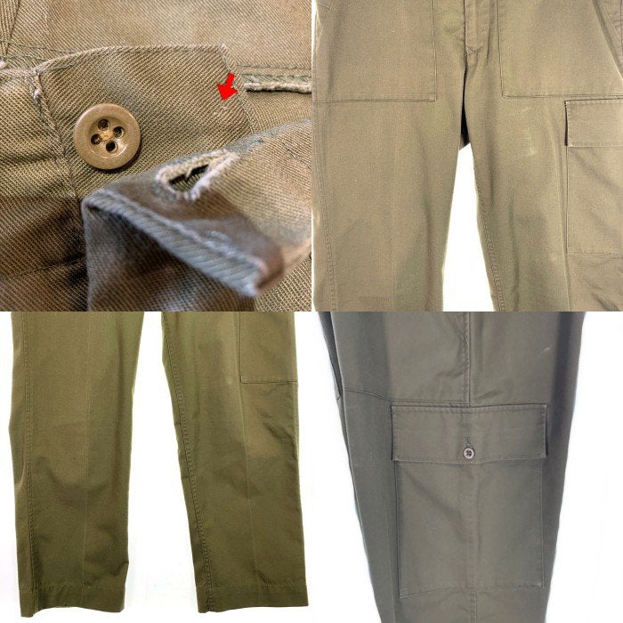 イギリス軍 ミリタリー ベイカーカーゴパンツ ファティーグ オリーブ Size 85/80/96 福生店