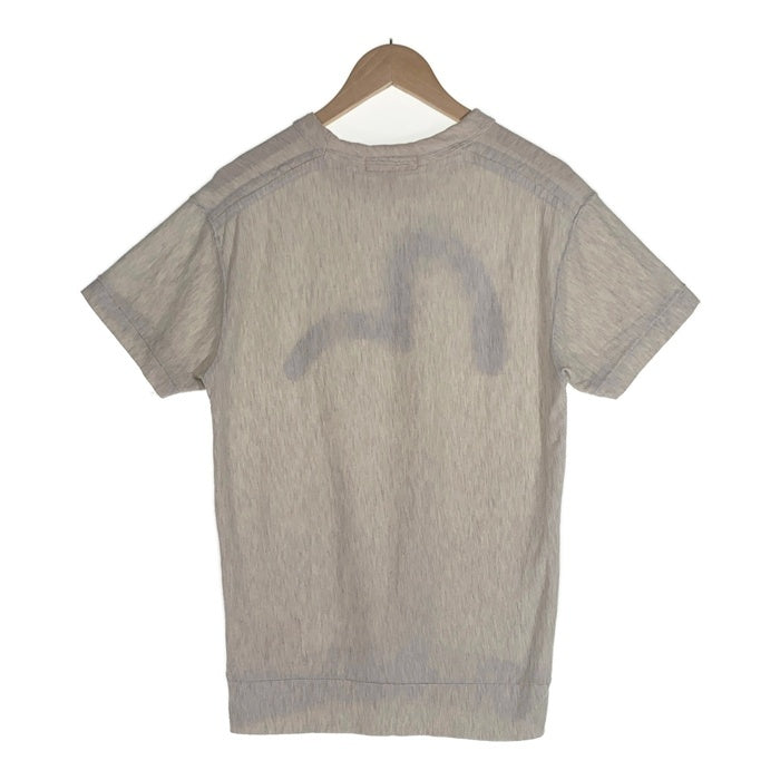 EVISU エヴィス YAMANE ヤマネ カモメ ロゴ プリント 半袖 Tシャツ グレー Size 36 福生店