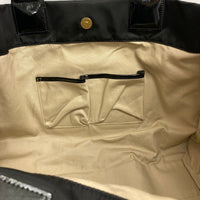 Tory Burch トリーバーチ エナメル ナイロン トートバッグ ブラック 瑞穂店