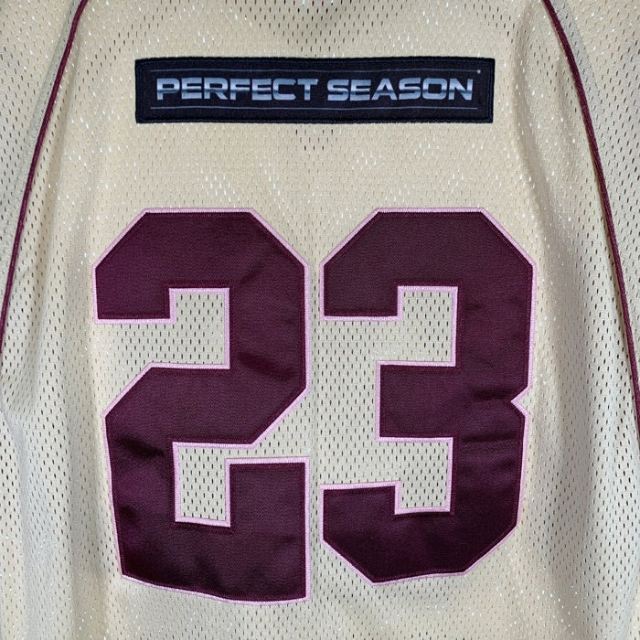 SUPREME シュプリーム 23SS Perfect Season Football Jersey パーフェクトシーズン フットボールジャージ メッシュ クリーム ピンク Size XXL 福生店