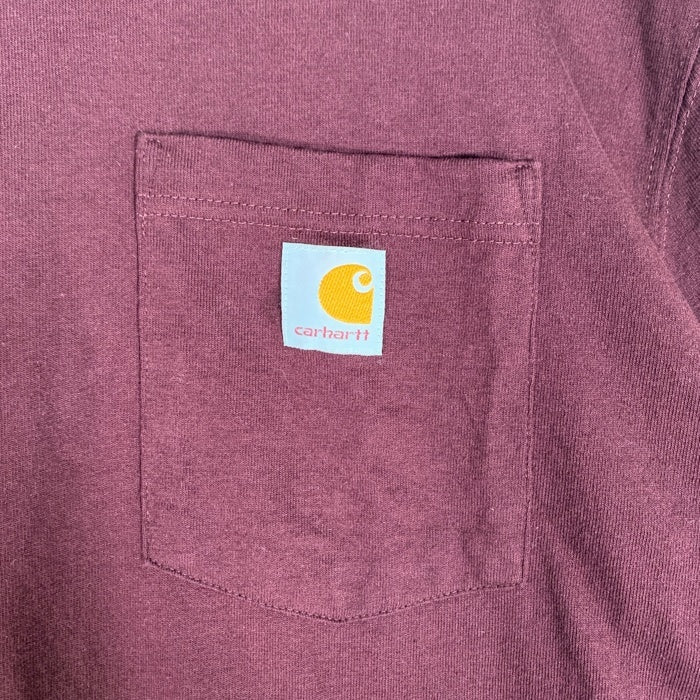 Carhartt カーハート ポケットTシャツ ボルドー K87 PRT Size L 福生店