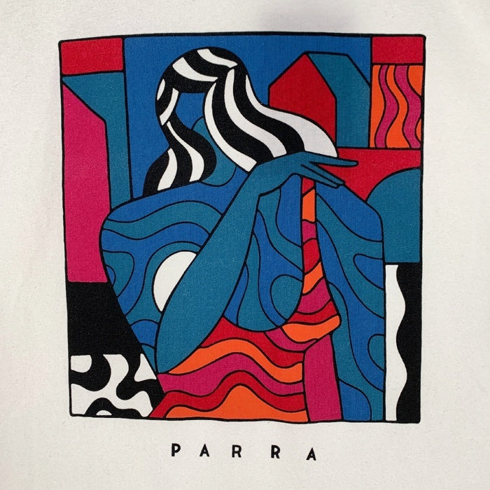 Parra パラ THE FARMHOUSE T-SHIRT ザファームハウス プリントTシャツ ホワイト Size M 福生店