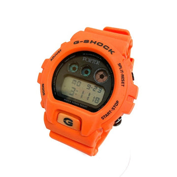 CASIO カシオ G-SHOCK DW-6900FS 吉田カバン PORTER デジタル腕時計 オレンジ 瑞穂店