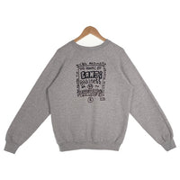 80's BARNZLEY PARIS プリント クルーネックスウェットトレーナー グレー アイルランド製 SCREEN STARS Size M 福生店
