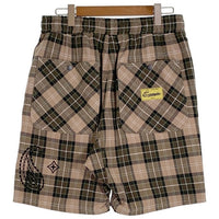 EXAMPLE エグザンプル EX CHECK SAROUEL SHORTS チェック サルエルショーツ ベージュ Size XL 福生店