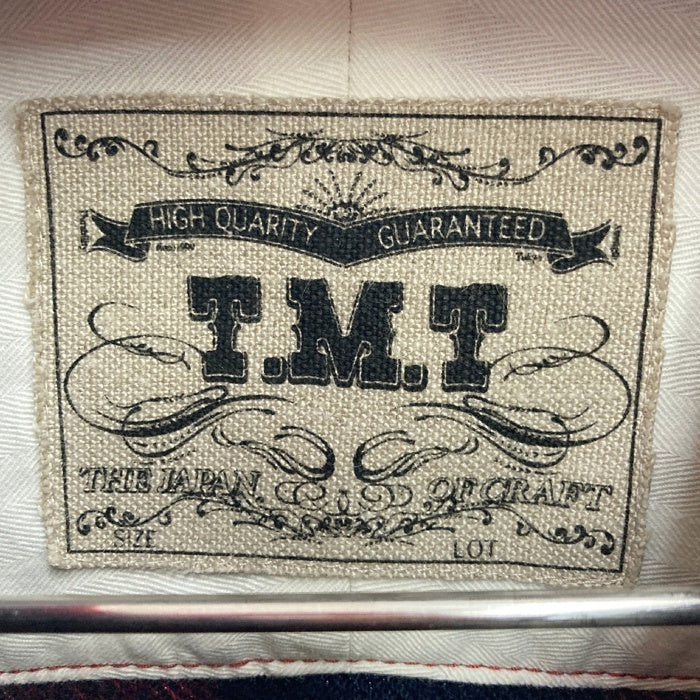 TMT ティーエムティー TSH-F1803 ネルシャツ チェック レッド sizeM 瑞穂店