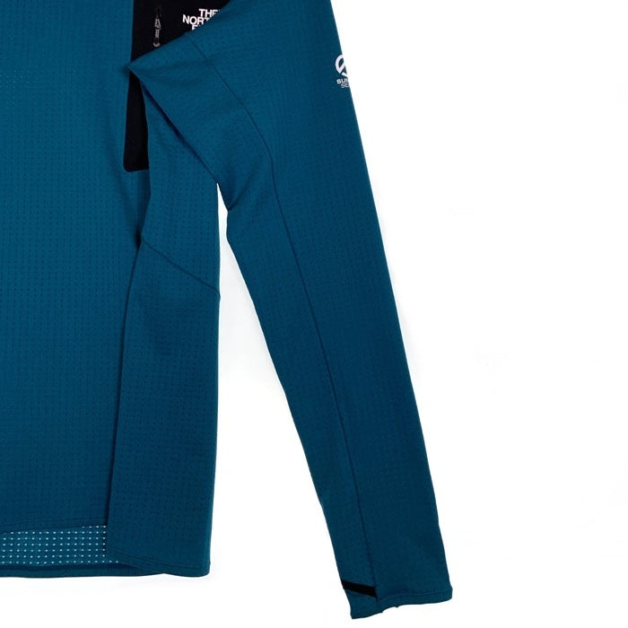 THE NORTH FACE ノースフェイス Expedition Dry Dot Crew エクスペディション ドライドットクルー 長袖 Tシャツ ロンT ブルーモス NT12123 Size L 福生店