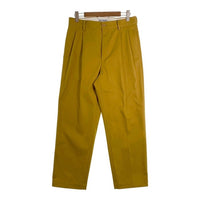 WACKO MARIA ワコマリア Double Pleated Chino Trousers ダブルプリーツ チノトラウザーパンツ イエロー Size L 福生店
