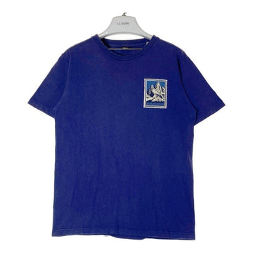 Patagonia パタゴニア 90s USA製 マウンテンロゴ ORGANIC COTTON Tシャツ 両面プリント パープル sizeM 瑞穂店