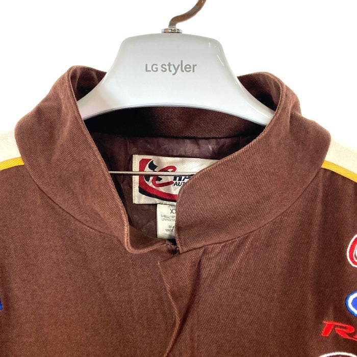 CHASE AUTHENTICS チェイス Dale Jarrett デイル・ジャレット #88 UPS 2003年 レーシングジャケット ブラウン sizeXXL 瑞穂店