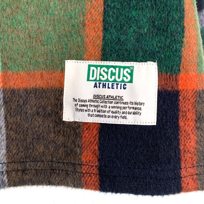 DISCUS ディスカス シャギーチェックシャツジャケット グリーン ユニセックス 4487-2902 Size L 福生店