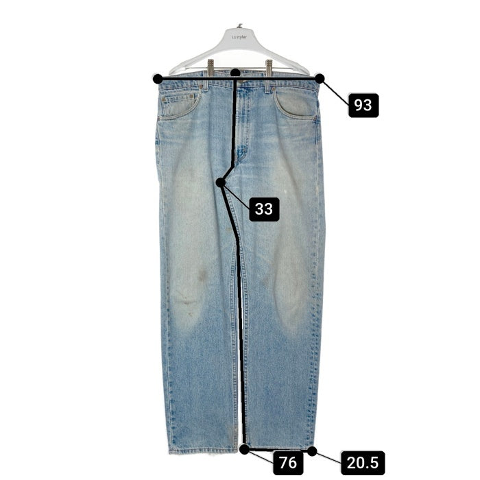 Levi's リーバイス 505 ボタン裏501 USA製 デニムパンツ ライトインディゴ size36 瑞穂店