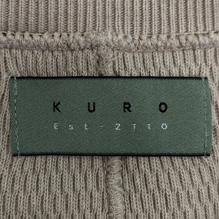 KURO クロ オーバーサイズ サーマルカットソー 長袖 ベージュ Size 1 福生店