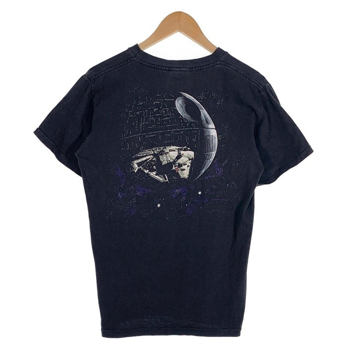 90's STAR WARS スターウォーズ プリントTシャツ ブラック Changes USA製 Size XL (実寸M-L相当) 福生店