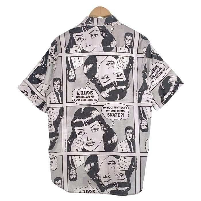 SUPREME シュプリーム 17SS THRASHER スラッシャー Boyfrend S/S Shirt ボーイフレンド ショートスリーブシャツ 半袖 モノクロ Size M 福生店