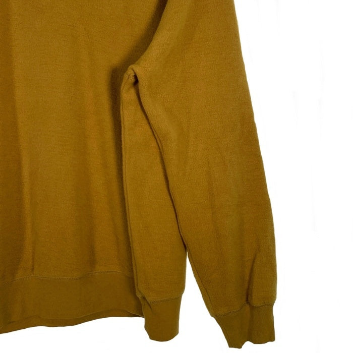 STUSSY ステューシー インサイドアウト ラグランスリーブ クルーネックスウェットトレーナー ゴールド 218055 Size M 福生店