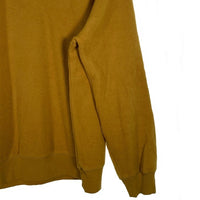 STUSSY ステューシー インサイドアウト ラグランスリーブ クルーネックスウェットトレーナー ゴールド 218055 Size M 福生店