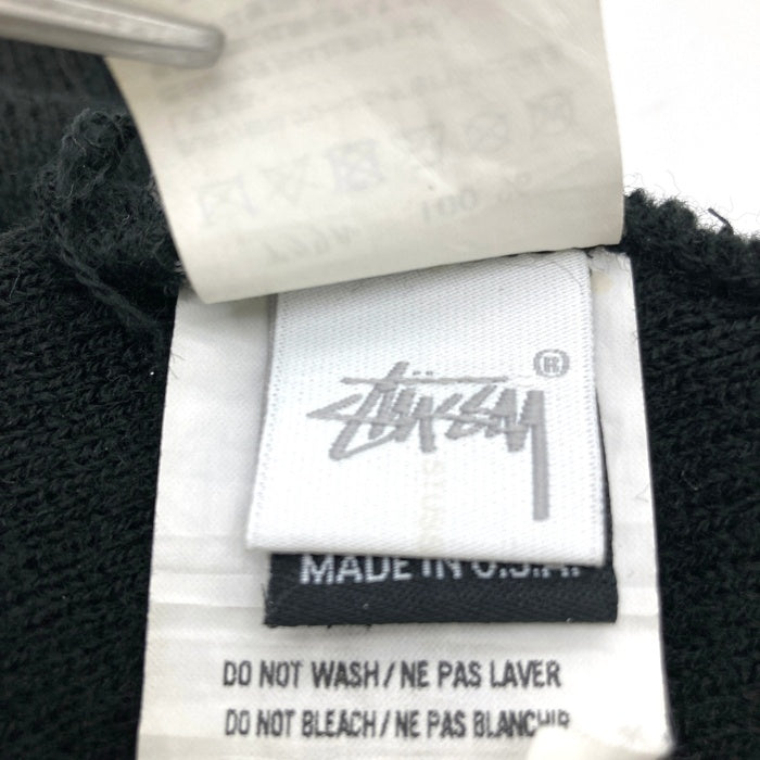 STUSSY ステューシー USA製 シャネルロゴ ビーニー ブラック 瑞穂店