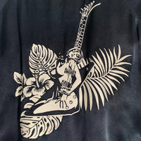 HYSTERIC GLAMOUR ヒステリックグラマー 16SS 野口強 刺繡 スーベニアジャケット スカジャン ブラック レーヨン 0261AB12 Size L 福生店