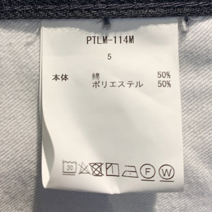 CIOTA シオタ スビンコットン ストレートパンツ ブラック センタープリーツ PTLM-114 Size 5 福生店