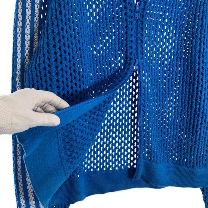 adidas アディダス CLOT クロット CROCHET TRACKTOP BRBLUE クロシェ トラックジャケット ブルー JF4268 Size JP XL 福生店