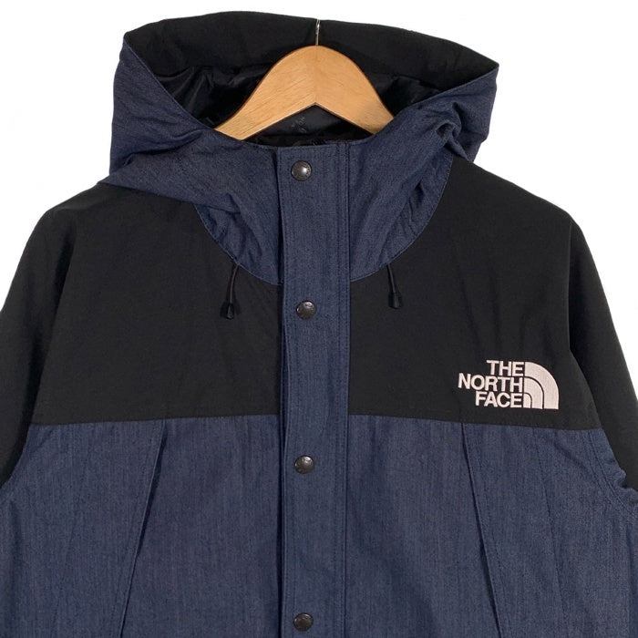 THE NORTH FACE ノースフェイス Mountain Light Denim Jacket マウンテンライト デニムジャケット インディゴ ブラック NP12032 Size XL 福生店