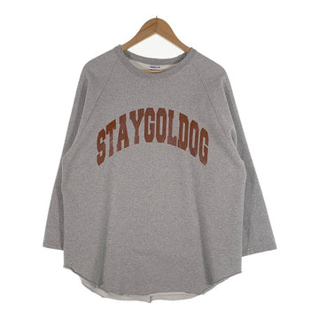 WALLA WALLA SPORTS ワラワラ スポーツ STAYGOLDOG ラグランスリーブ クルーネックスウェットトレーナー グレー Size L 福生店