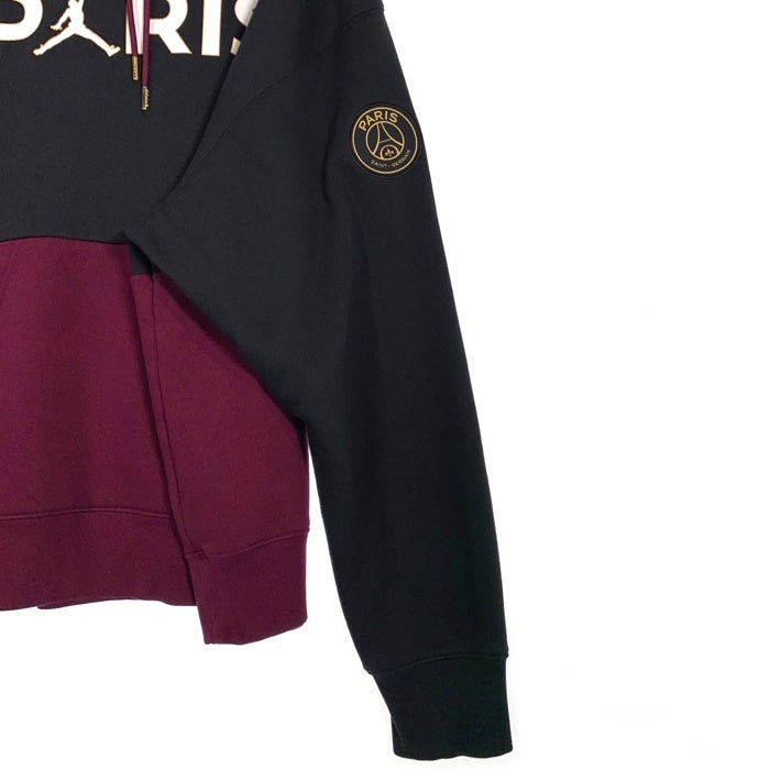 NIKE ナイキ Paris Saint-Germain パリサンジェルマン PSG JORDAN ジョーダン プルオーバー フーディー ブラック バーガンディー CK9774-010 Size XXL 福生店