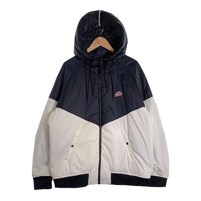 NIKE ナイキ NSW ウィンドランナー リバーシブル ジップアップジャケット 中綿 ブラック ホワイト DB5084-010 Size XXL 福生店