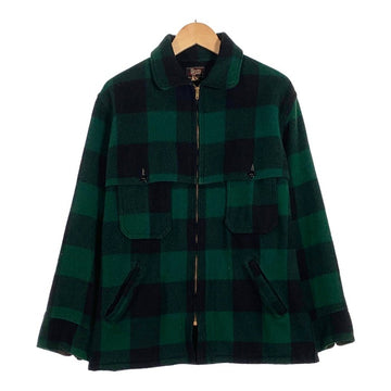 50’s Woolrich ウールリッチ バッファローチェック ウールジャケット マッキーノ グリーン ブラック Size M-L 相当 福生店