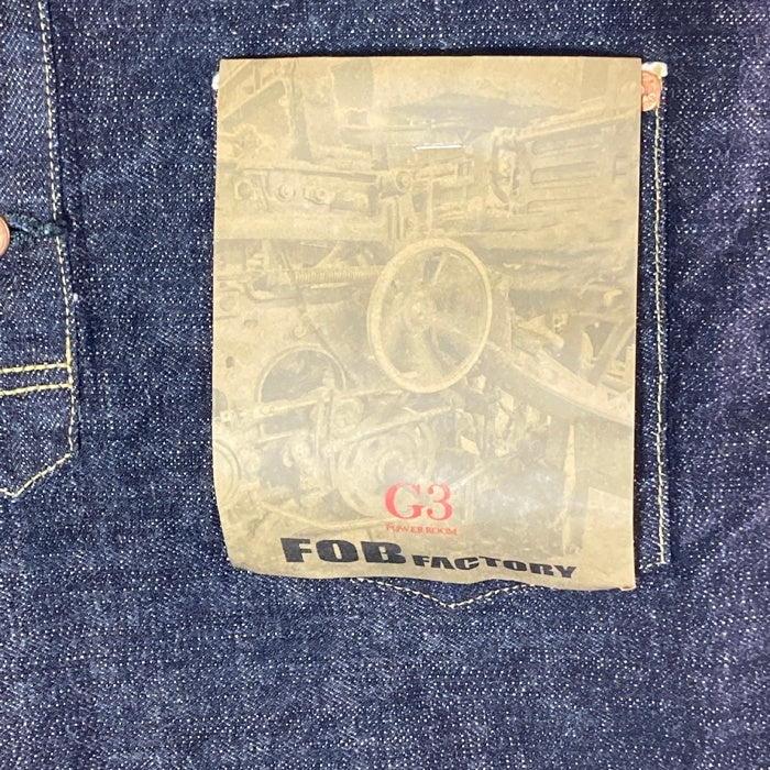 FOB FACTORY エフオービーファクトリー F2384 DENIM P/O JK インディゴ size38 瑞穂店