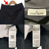 STONE ISLAND ストーンアイランド ガーメントダイ プルオーバーフーディー パーカー ブラック Size L 福生店