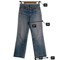 70's Levis リーバイス 517 ボタン裏359 42TALON 不均等V 極東 オレンジカンヌキ デニムパンツ ライトブルー 359-069-0676 フィリピン製 Size ウエスト約76cm 福生店