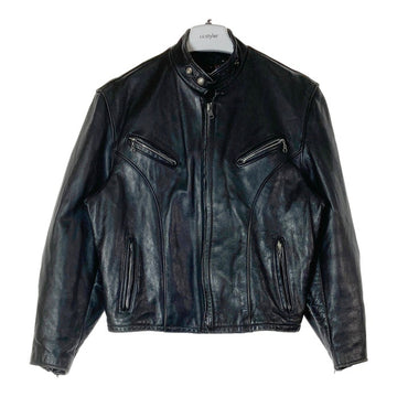 Schott ショット 557 DUROJAC レザー シングルライダースジャケット ブラック 逆ハの字 size42 瑞穂店