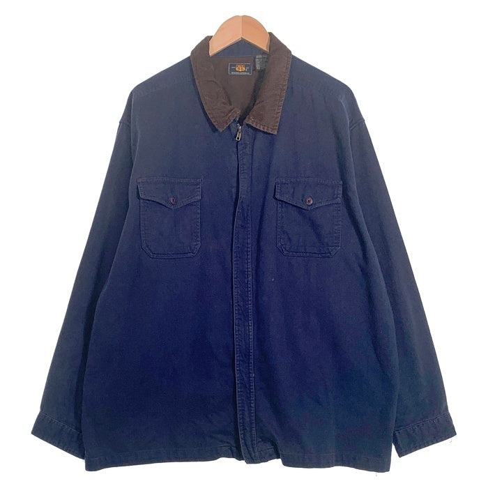 ROUTE 66 ルート66 コットン コーデュロイワークジャケット ブルー Size XL 福生店
