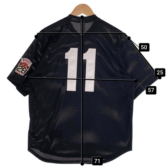 SUPREME シュプリーム Shop S Logo Baseball Henley ショップ Sロゴ 半袖 ベースボール シャツ ブラック Size S 福生店