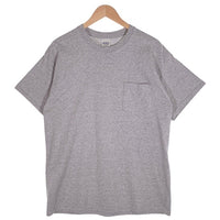 GOODENOUGH グッドイナフ GoodSkill 1周年記念 半袖 ポケT ポケット Tシャツ グレー イエロー Size L 福生店