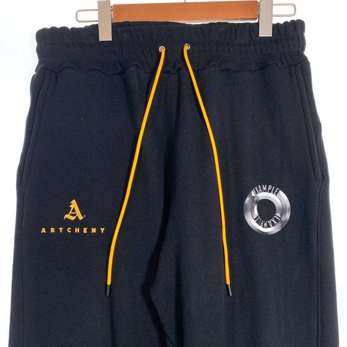 EXAMPLE エグザンプル ARTCHENY アーケニー SWEAT PANTS スウェットパンツ ブラック Size 4 福生店