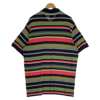 SUPREME シュプリーム 23SS Multi Stripe Polo マルチストライプ ポロシャツ 半袖 ブラック グリーン Size XXL 福生店
