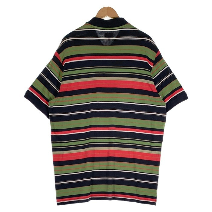 SUPREME シュプリーム 23SS Multi Stripe Polo マルチストライプ ポロシャツ 半袖 ブラック グリーン Size XXL 福生店