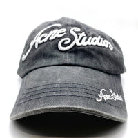 Acne Studios アクネストゥディオズ 24SS Logo Cap 刺繡ロゴ アジャスタブルキャップ フェイデッドブラック FN-UX-HATS000240 福生店