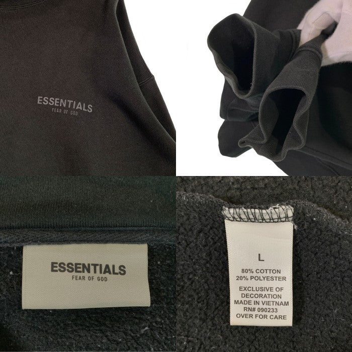 ESSENTIALS エッセンシャルズ モックネック スウェットトレーナー ブラック Size L 福生店