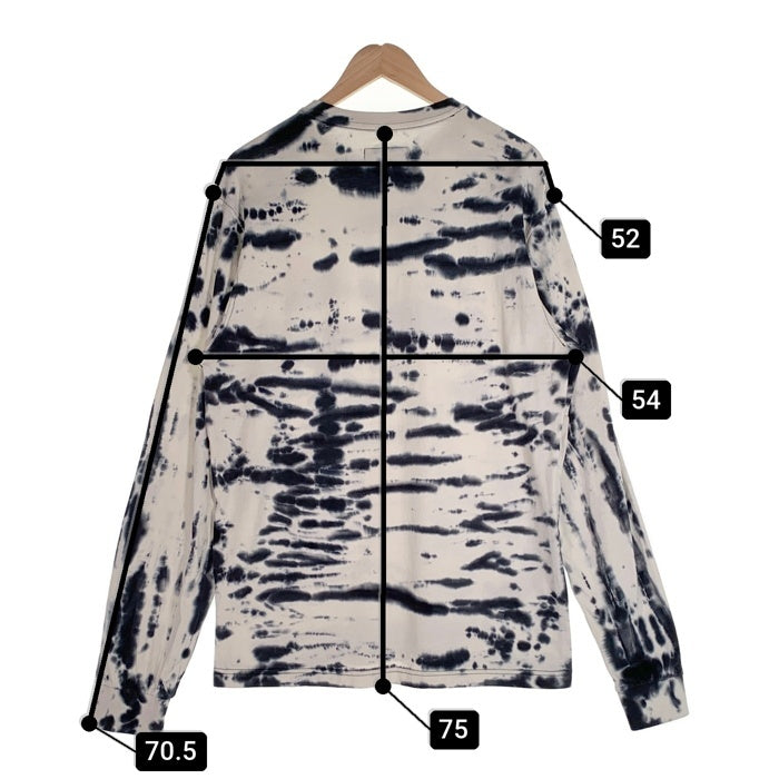 Welcome Skateboards Inkblots Black & Bone Tie Dye Long Sleeve T-Shirts ロンT ロングスリーブ 長袖 Tシャツ タイダイ  Size L 福生店
