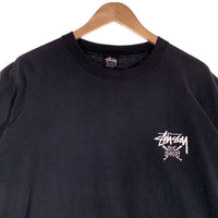 80's 90's STUSSY ステューシー WORLD TRIBE 半袖 Tシャツ ブラック USA製 Size XL 福生店