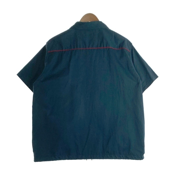 NOAH ノア  コットン ジップアップ 半袖 シャツ グリーン 20-051-122-0001-1-0 Size XL 福生店