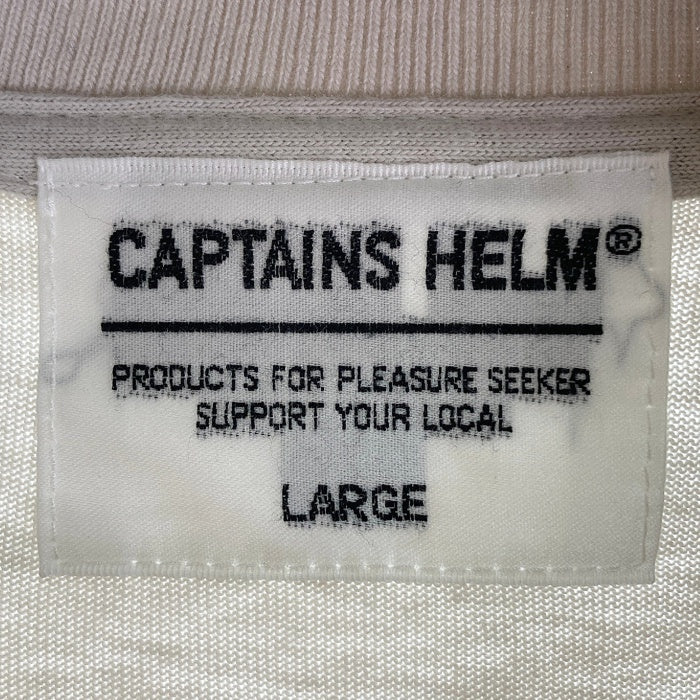 CAPTAINS HELM キャプテンズヘルム BONNIE CLYDE ボニー クライド 長袖Tシャツ グレー sizeL 瑞穂店