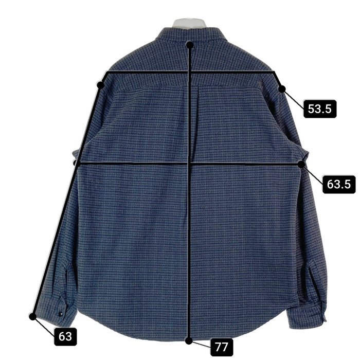 THE NORTH FACE ザノースフェイス PURPLE LABEL パープルレーベル NT3376N FLANNEL DOUBLE POCKET FIELD WORK SHIRT グレー sizeL 瑞穂店