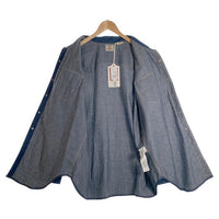 LEVI'S リーバイス デニム ウエスタン ショートホーン シャツ インディゴ 001L7-0002 Size XL 福生店