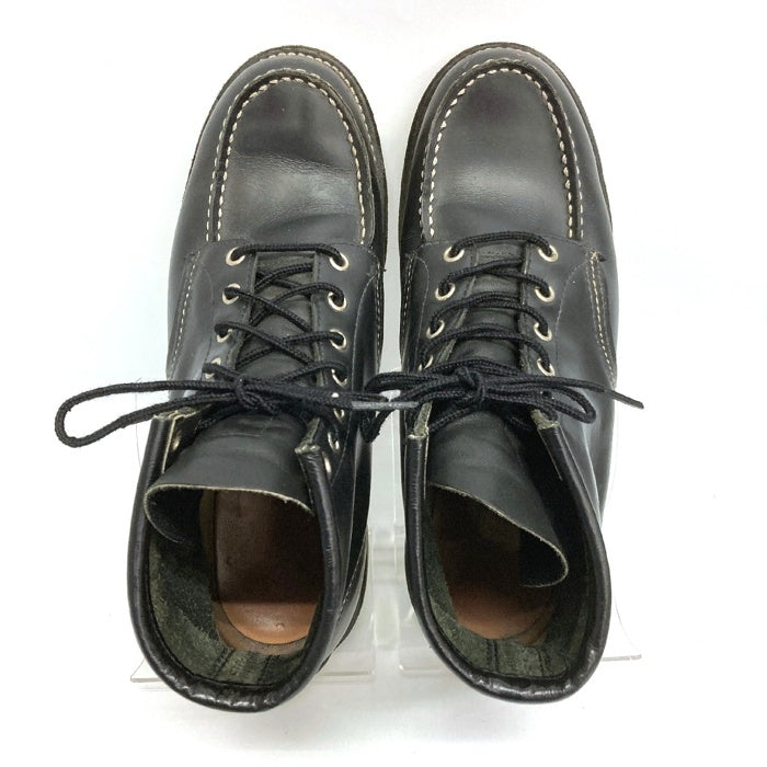 RED WING レッドウィング 8130 アイリッシュセッター ブラッククローム モックトゥ 編み上げブーツ ブラック size42 瑞穂店